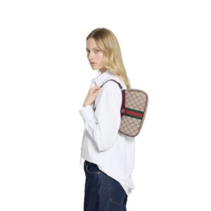 Alternative view of Gucci Ophidia Small Shoulder Bag 10.2in/ 26cm Beige/ Brown Gold Hardware For Women ‎841341 FAE0J 9789