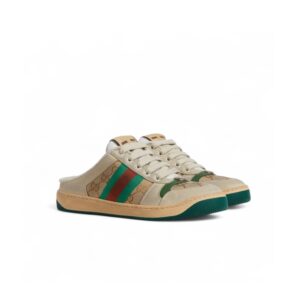 Gucci Screener Mule Beige For Women 836063 FAEPQ 9641