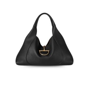 Gucci Softbit Maxi Shoulder Bag Black For Women 18.1in/46cm 837466 AAEAO 1000