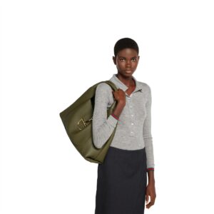 Alternative view of Gucci Softbit Maxi Shoulder Bag 18.1in/ 46cm Forest Green Gold Hardware For Women 837466 AAEAO 3332