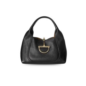 Gucci Softbit Medium Top Handle Bag Black For Women 10.8in/27cm ‎837467 AAEAO 1000
