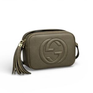 Alternative view of Gucci Soho Small Disco Bag Grayish Green For Women, Women's Bags, Shoulder And Crossbody Bags 8in/21cm GG 308364