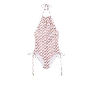 Gucci Printed Stretch Swimsuit Multicolor For Women 816077 XHAJ8 9061