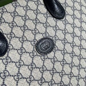Alternative view of Gucci Tote Bag With Interlocking G Beige And Blue For Women 15in/38.5cm