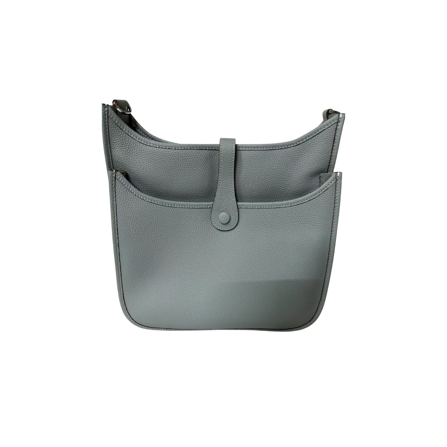 Hermes Evelyne III 29 Bag Light Blue With Silver-Toned Hardware For Women, Women's Shoulder And Crossbody Bags 11.4in/29cm H056277CK18 - Image 9