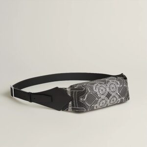 Alternative view of Hermes Banasilk Belt Bag Black For Men 14cm/5.7in - H085437CKAA