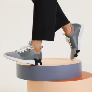 Alternative view of Hermes Depart Slip-On Sneakers Osmium Grey For Men H212918ZH67415