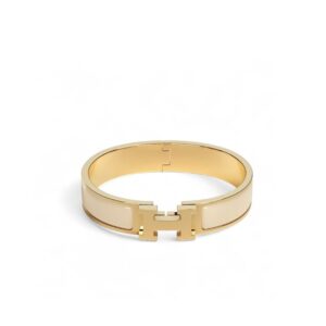 Hermes Clic H Bracelet Crème H700001F 85PM