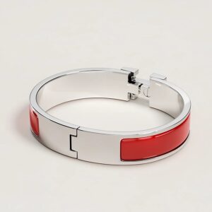 Alternative view of Hermes Clic H Bracelet Rouge Amarante H700001FP94PM