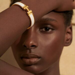 Alternative view of Hermes Clic H Bracelet Blanc H700001F 31PM