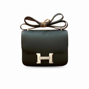 Hermes Constance 23 Epsom Black For Women, Women's Handbags, Shoulder Bag 9in/23cm