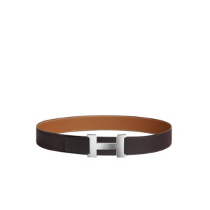 Hermes Constance Buckle Reversible Strap 38mm Belt Macassar/ Brown For Men H011823UAAH115
