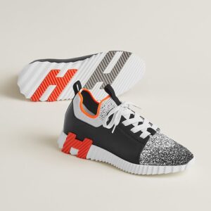 Alternative view of Hermes Depart Slip-On Sneakers Black/ Grey For Men H231778ZH02410