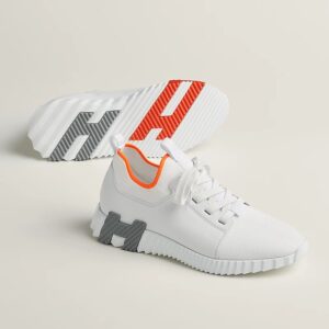 Alternative view of Hermes Depart Slip-On Sneakers White/ Orange For Men H212918ZH92420