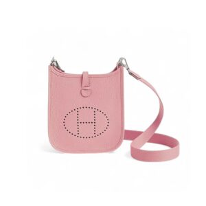 Hermes Evelyne 16 Amazone Bag Rose Sakura For Women 6.3in/16cm H069426CKAD