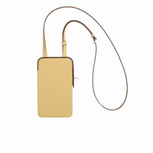 Hermes Hac A Box Phone Case Yellow For Women 6.9in/17.5cm H084162CK1Z