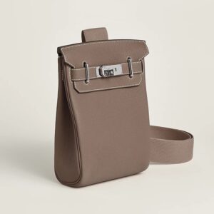 Alternative view of Hermes Hac A Dos PM Backpack 11in/ 28cm Etoupe Silver Hardware For Men H083589CK18