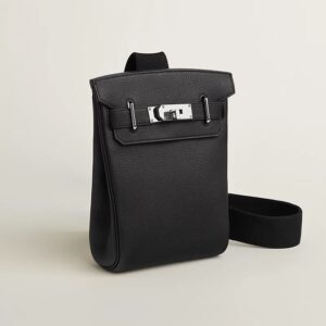 Alternative view of Hermes Hac A Dos PM Backpack 11in/ 28cm Noir Silver Hardware For Men H083589CK89