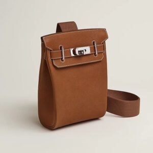 Alternative view of Hermes Hac A Dos PM Backpack 11in/ 28cm Fauve Silver Hardware For Men H083847CK34