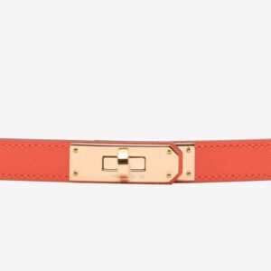 Alternative view of Hermes Kelly 18 Belt Orange Field For Women H069853CDG0