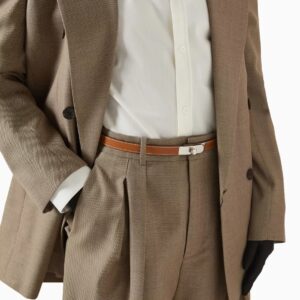 Alternative view of Hermes Kelly Pocket 18 Belt Brown For Women H081120CK37