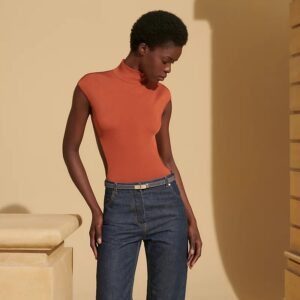 Alternative view of Hermes Kelly Jean 18 Belt Bleu Navy For Women H010777UKAA