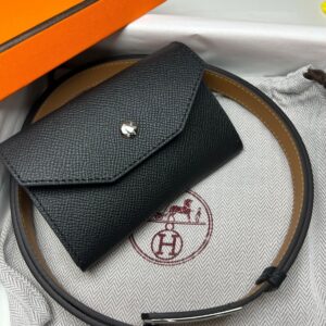 Alternative view of Hermes Kelly Pocket 18 Belt Noir For Women H081120CK89
