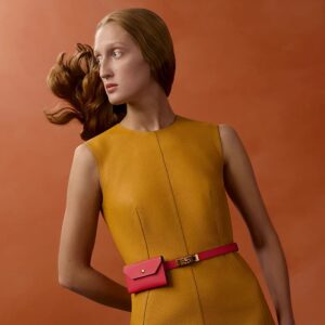 Alternative view of Hermes Kelly Pocket 18 Belt Rouge Radieux For Women H081120CCO5
