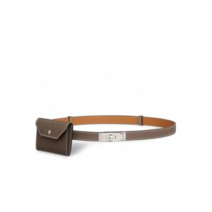 Hermes Kelly Pocket 18 Belt Étoupe For Women H081120CK18