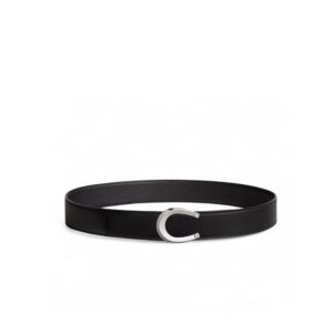 Hermès Luck Belt Buckle Reversible Leather Strap 38mm Noir For Men H010412CK05