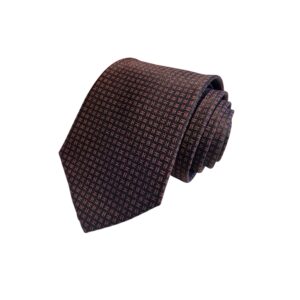 Hermes Elegent Burgundy Silk Tie For Men