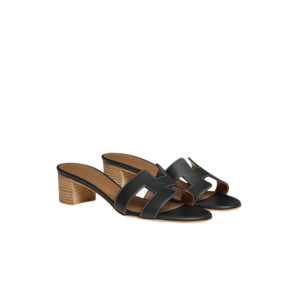 Hermes Oasis Sandals Noir For Women H071002Z 01340