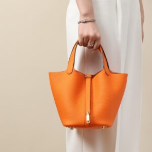 Alternative view of Hermes Picotin Lock 18 Bag Orange For Women 7.1in/18cm