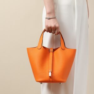 Alternative view of Hermes Picotin Lock 18 Bag Orange For Women 7.1in/18cm
