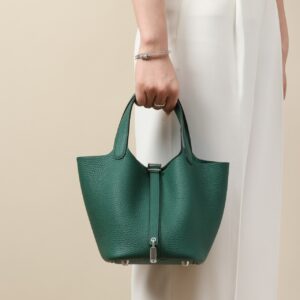 Alternative view of Hermes Picotin Lock 18 Bag Peacock Green For Women 7.1in/18cm