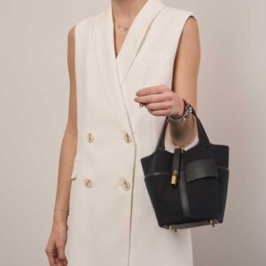 Alternative view of Hermes Picotin Lock 18 Pocket Top Handle Bag 7.1in/ 18cm Noir Gold Hardware For Women H083189CCAA