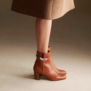Alternative view of Hermes Saint Germain Ankle Boots Naturel For Women H202257Z A3350