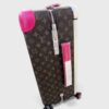 Louis Vuitton Horizon 55 Suitcase 21.7in/ 55cm Brown/ Pink Silver Hardware M46780 - Image 5