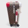 Louis Vuitton Horizon 55 Suitcase 21.7in/ 55cm Brown/ Red Silver Hardware M46778 - Image 4