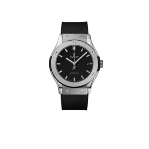 Hublot Classic Fusion Watch Black Strap Matte Black Dial 42mm For Men 542.NX.1171.RX