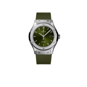 Hublot Classic Fusion Watch Green Strap Green Dial 42mm For Men 542.NX.8970.RX