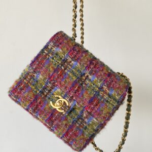 Alternative view of Chanel Classic Flap Bag Mini Crossbody 2.8in/ 7cm Pink Gold Hardware For Women