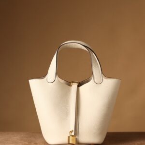 Alternative view of Hermes Picotin Lock 18 Cream Bag For Women, Women's Handbags 7.1in/18cm