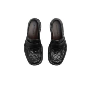 Bottega Veneta Haddock Loafer Black For Men - 764508V2WT01000