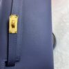 Hermes Kelly 19 Blue France Epsom Bag For Women, Women's Handbags, Shoulder Bags 7.5in/19cm - Image 9