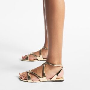 Alternative view of Jimmy Choo Ayla Flats Gold For Women AYLAFLATQUI