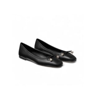 Jimmy Choo Elme Flat Black For Women ELMEFLATNAP