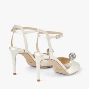 Alternative view of Jimmy Choo Sacora 85 Ivory/Crystal For Women SACORA85WCZ