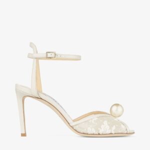 Alternative view of Jimmy Choo Sacora 85 Ivory/White For Women SACORA85FXW