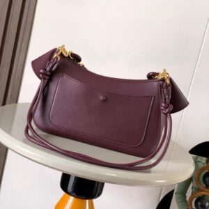 Alternative view of Loewe Medium Ola Crossbody Bag 10.2in/ 26cm Dark Burgundy Gold Hardware For Women AP22P22X07